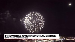 Fourth of July fireworks light up the skies over Springfield