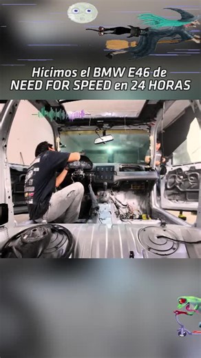 BMW E46 estilo Need for Speed: instalación de asientos y arneses