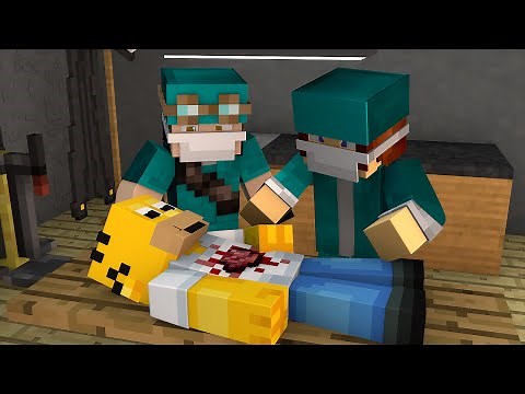 Minecraft: SURGERY ON HOMER SIMPSON !!