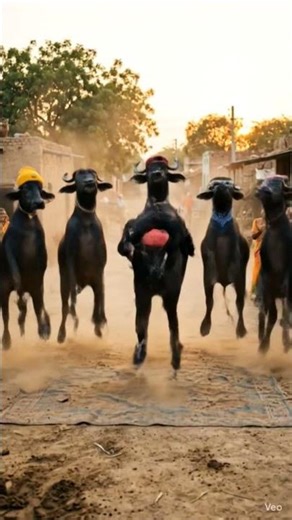 “जब भैंसों ने किया डांस 😱🐃 | Buffalo Dance Crew Story | Funny Hindi Shorts” #ai