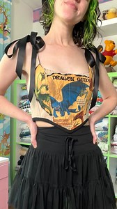 5.7K views · 3.1K reactions | CORSET COMPLETE!!!! ✔️ what do y’all think??? this might be my favorite corset I’ve ever made  but I can’t slow down now bc I still have another entire outfit to make before I leave in a few days!!! & I’m a little scared for this next one 瑱 come back to see what I come up with for my dark universe fit! #epicuniverse #howtotrainyourdragon #frankenstein #toothless #upcycle #thriftflip #sustainablefashion | rope drop design | Facebook