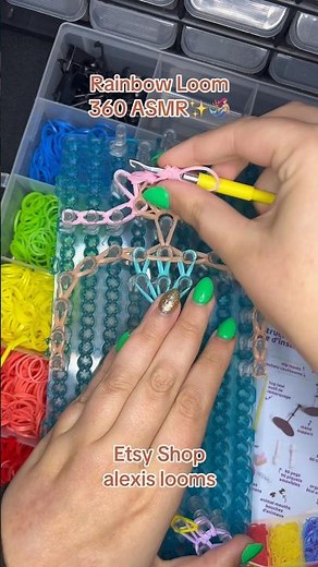 Rainbow Loom 360 Kit ASMR🧜🏼‍♀️✨