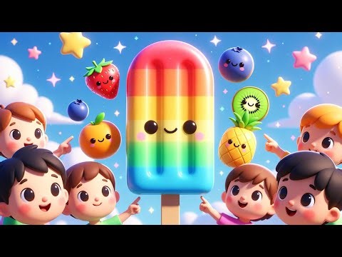 The Colors Song (with Popsicles) | ‪@bebemelon-b2b Nursery Rhymes & Kids Songs