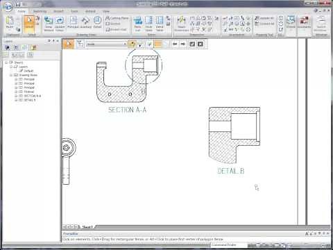 Initiation Solid Edge - Mise en plan (étape 4)