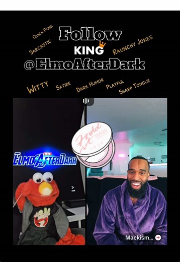 #ElmoAfterDark @Elmo After Dark @Not Elmo After Dark... #michael #powder #donutshop #comedyskit @Mackismydaddy