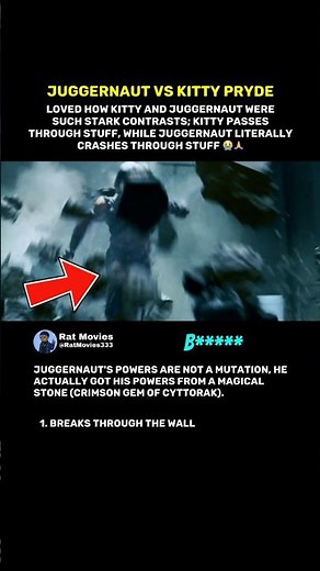 Juggernaut vs Kitty Scene Breakdown | X-Men : The Last Stand (2006) | #shorts