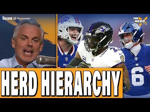 Herd Hierarchy: Bills, Bears, Ravens, Chiefs, Eagles, Giants, 49ers, Seahawks | Colin Cowherd NFL