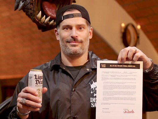 1.5K reactions · 414 shares | Join famous psychos like Joe Manganiello by becoming a member of our exclusive spring water cult. #MurderYourThirst ☠️♻️ | Liquid Death | Facebook