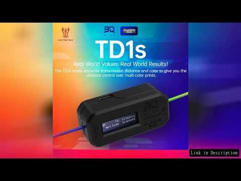 BIGTREETECH TD1s Filament Hex Color Code Quickly Read TD Values OLED Display Real Time Feedback Use