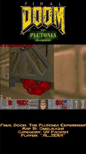 Final Doom: The Plutonia Experiment - M10 - UV Pacifist #retro #gaming #boomer #shooter #fpsgames