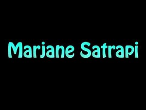 Learn How To Pronounce Marjane Satrapi