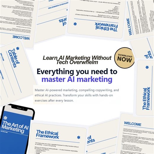 AI Marketing Course • Ethical AI Guide for Small Business (PDF Download) - Etsy