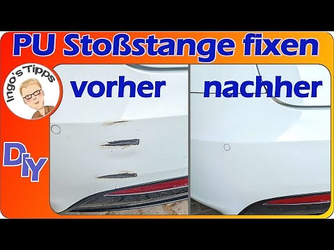 Repair and paint plastic bumper seal cracks on Tesla Model S | IngosTipps