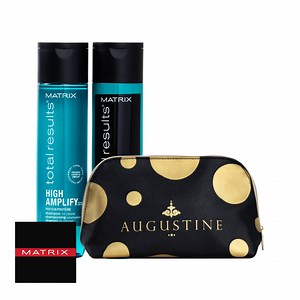 Purchase a shampoo conditioner for a FREE @AugustineBrand makeup bag! Available nationwide in our Matrix salons. | Matrix Professional Haircare & Color