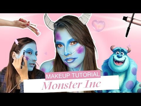 Maquillaje de Monster Inc | Tutorial ❤️ - Sary