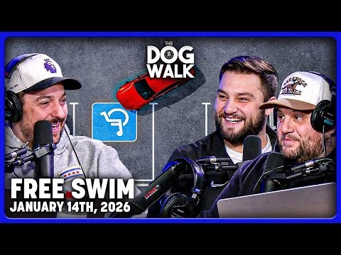 Eddie's Parking Fiasco, Best Urinal Situation & Dana's First Chicago Bears Experience (Free Swim)