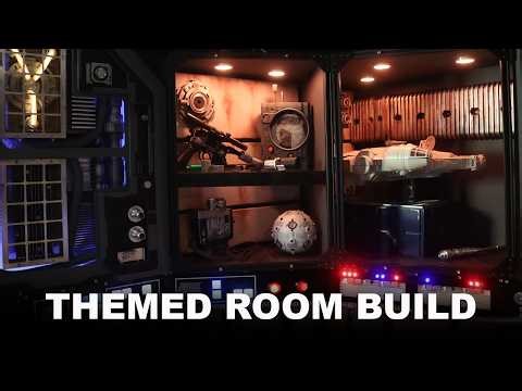 Star Wars Themed Room: Millennium Falcon Bench Cabinet Build