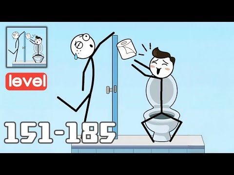 Mr Long Hand - Gameplay Walkthrough - All Levels 151-185 - Funny Stickman Brain Puzzle Game