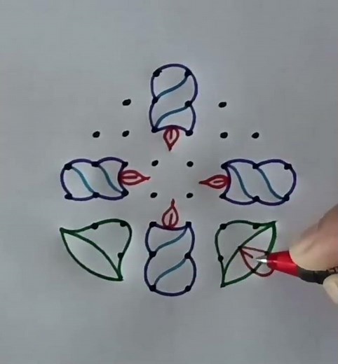 8*2 dots Christmas Special Rangoli Designs🌺Easy Christmas Kolam🌺Christmas Muggulu🌺Christmas Rangoli