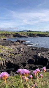 Mullaghmore Head on the Wild Atlantic Way is full of postcard-like landscapes☘️ Mullaghmore is a charming fishing village located on the Mullaghmore peninsula in County Sligo. The peninsula juts into the ocean, offering you iconic windswept ocean views. The skyline above is dominated by the nearby flat-topped mountain, Benbulben. Bonus- the view of CLASSIEBAWN CASTLE. @d_aiwute #mullaghmore #mullaghmore #classiebawncastle #sligo #ireland #irishcastles #atlantic #irelandtravels #visitireland #ire