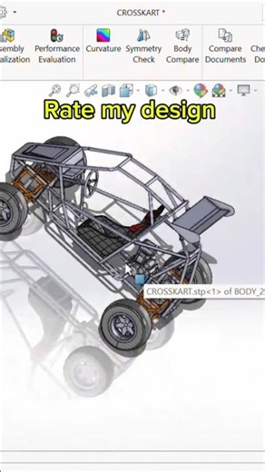 3D Car Design in SolidWorks | Quick CAD Modeling #shorts | RAMS CAD