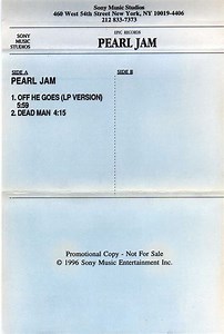 Pearl Jam - Off He Goes