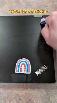 Easily Remove Stickers From Your Computer With This Tool! #computer #sticker #removal #computertips
