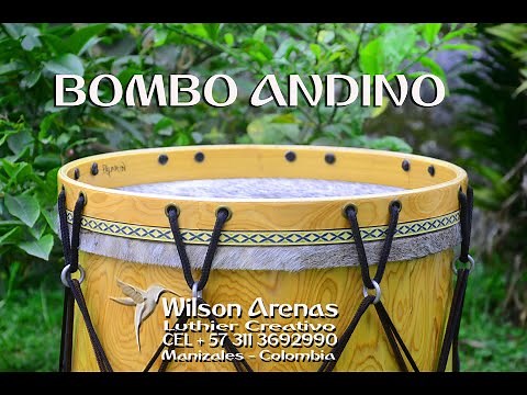 BOMBO LEGÜERO ANDINO 2023 - Pajarin Luthier COLOMBIA.