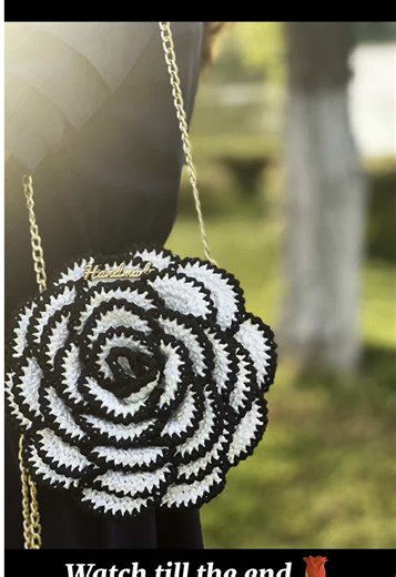 Crochet Rose Handbag Tutorial: Create Your Own Floral Purse
