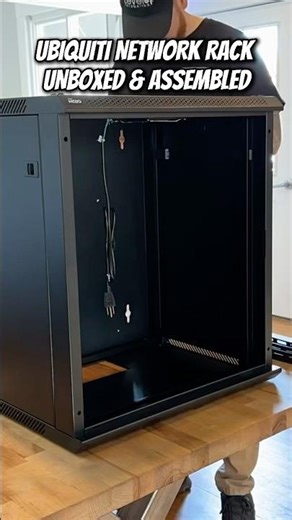 Ubiquiti Network Rack Unboxing and Assembly for a Quick Build.#ubiquiti #networks #rack #assembly