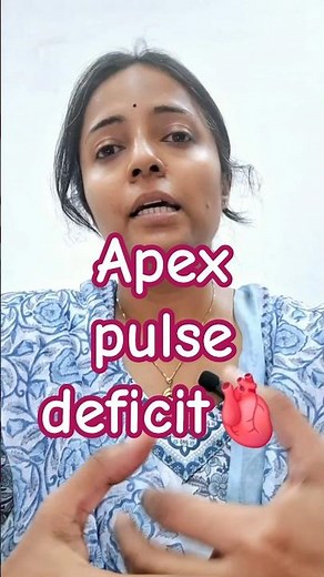 Apex pulse deficit | Cardiovascular physiology #physiology #mbbs1styear