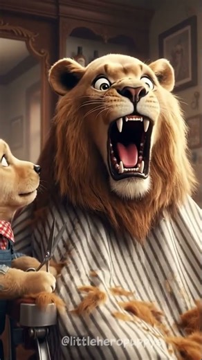 Puppy Became a Barber 😂🐶✂️ | Funny & Cute 3D Animation | Little Hero Puppys