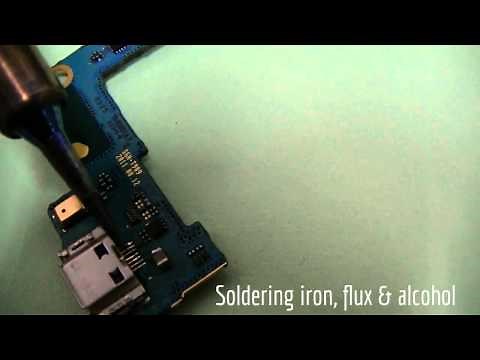 How to repair a broken Samsung Galaxy S2 charging port