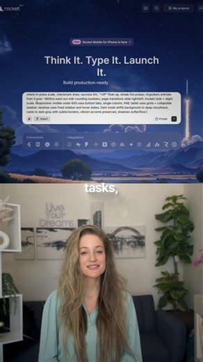 Created an App, no code needed. Link in comments! ‪@rocketdotnew‬