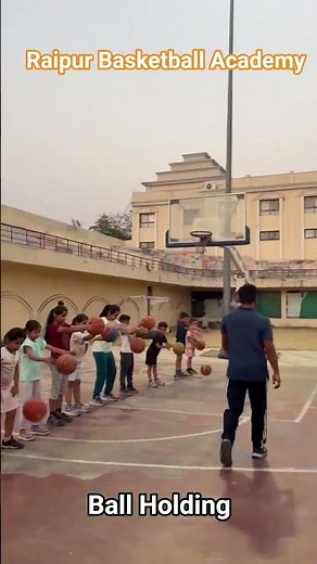 Properly holding a basketball