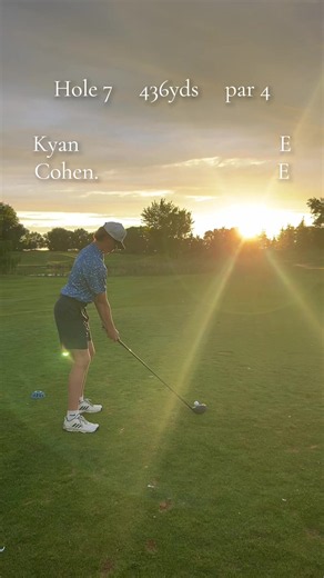 3-Hole Loop Golf Scoreboard: Holes 7–9 | Cohen & Kyan Scores