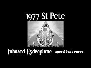 1977 St Pete inboard hydroplane races