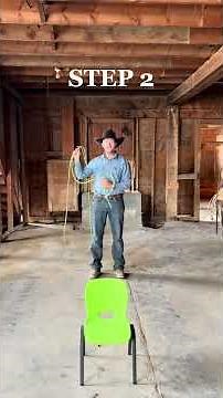 How to rope pt 2 (throw a loop) #cowboy #roping