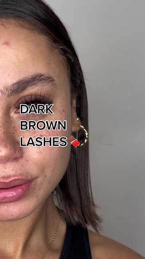Sophie's Stunning Deep Brown Lashes | Eyelash Extension Trend