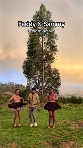 Detrás de cámaras con Faddy y Sammy en Sucre