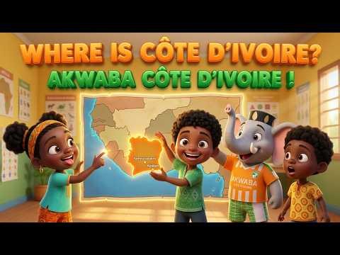 Ivory Coast Song 🇨🇮 Akwaba! Map Dance Africa | Petit Djembé TV