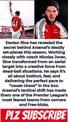 Rice Reveals Arsenal’s SECRET Set-Piece Chaos! 🔥⚽