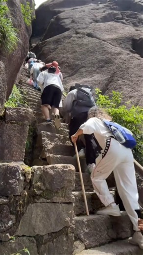Conquering the Cliffs: Climbing the World's Steepest Mountain Steps!