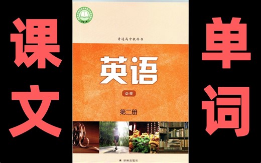 译林版高中英语必修二【单词+课文】