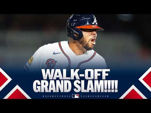 WALK-OFF GRAND SLAM FOR THE BRAVES! (Full inning UNCUT) | MLB Highlights