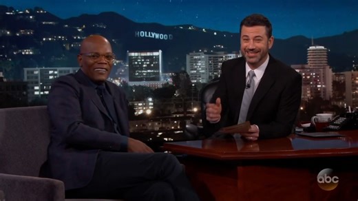 1.3M views · 44K reactions | That time Samuel L. Jackson played “Did I Say That?” 藍 He’s back on Kimmel tonight! | Jimmy Kimmel Live | Facebook