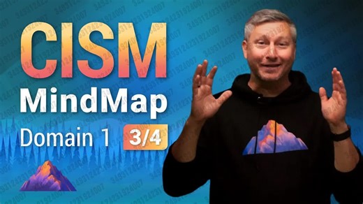 2026.04.23 【Destination Certification】CISM 域 1 思维导图（3/4）｜CISM 考试准备