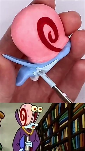 Handmade SpongeBob Snail Using 3D Printing Pen - DIY Fun