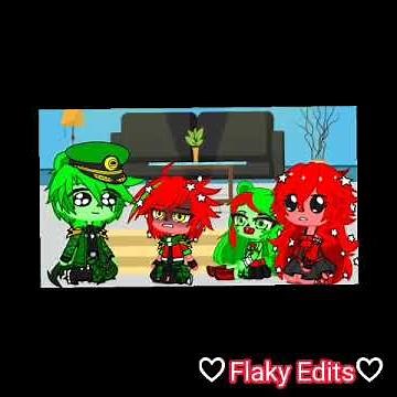 rawr! 💚🐻/htf/flippy x flaky💚❤family/#happytreefriends#shorts#flippyxflaky#htf