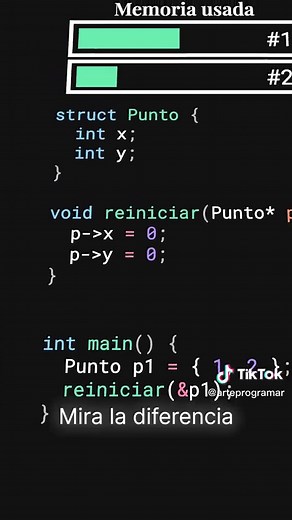 Uso de punteros en C para optimizar la memoria del computador